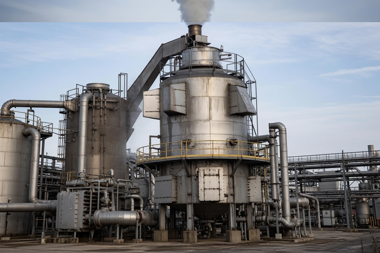 Technician scanning an oxidizer